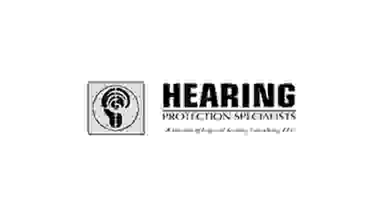 Hearing Protection Specialists Logo on a White Background