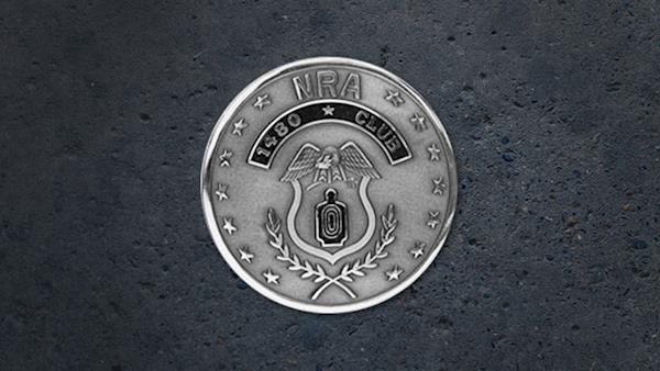 1480 Silver Medallion on a Dark Background